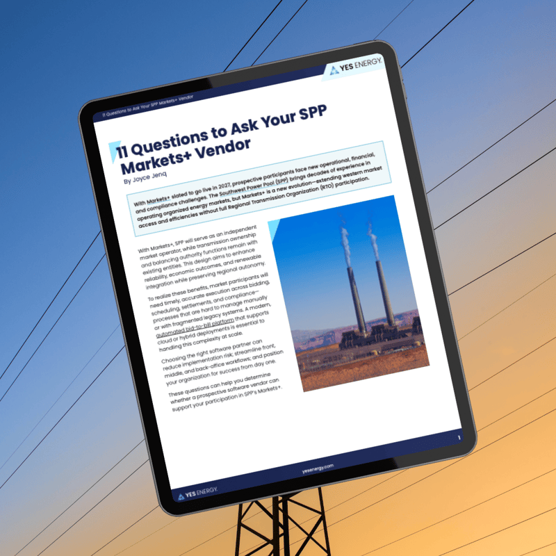 11 Questions to Ask Your SPP Markets+ Vendor