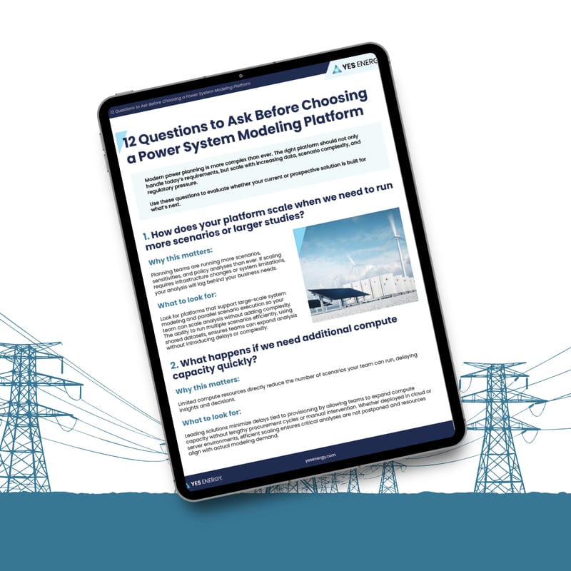 12 Questions to Ask Before Choosing a Power System Modeling Platform