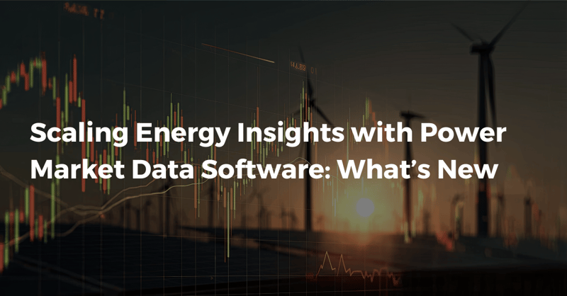 Scaling Energy Insights with Power Market Data Software