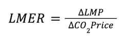 Estimate LMER values using a production cost modeling approach. Formula to find the LMERs.