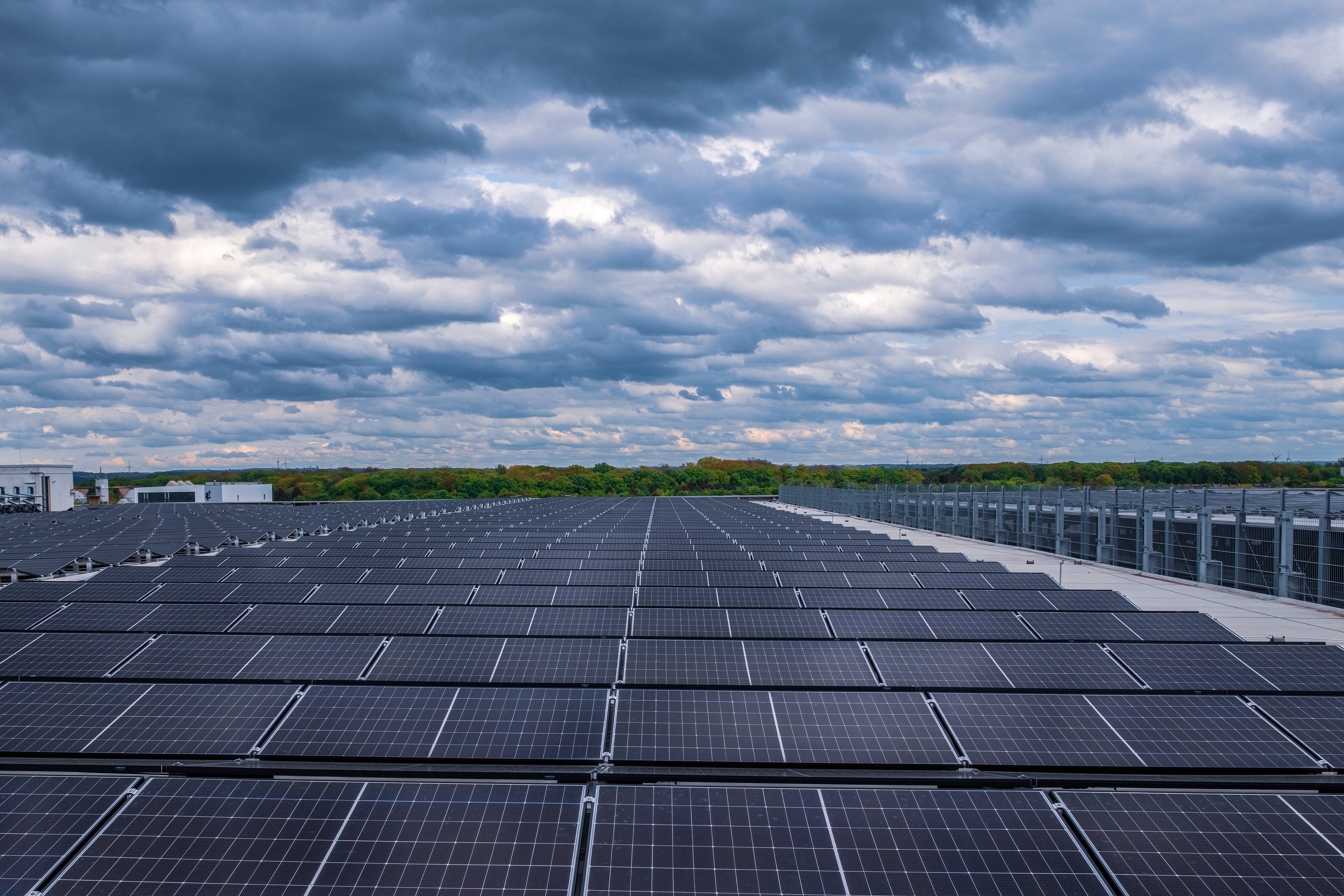 Yes Energy Solar Array Partial Cloud Cover