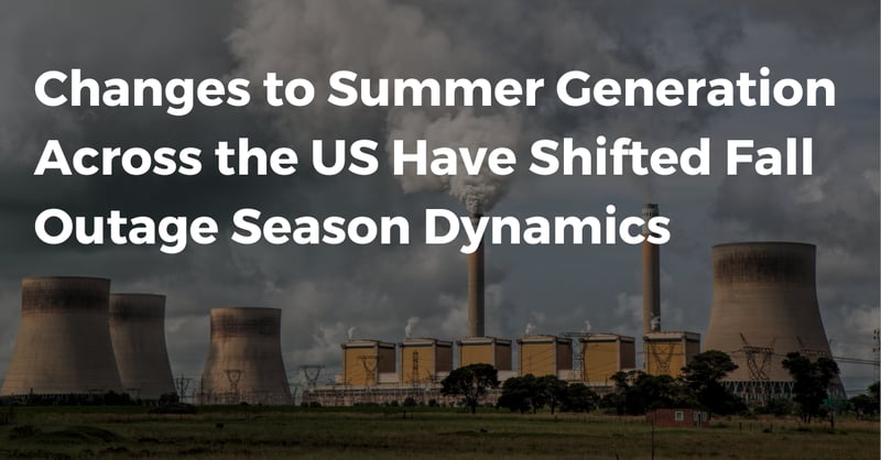 Coal Industry Trends: Changes to Summer Generation in the US Have Shifted Fall Outage Season Dynamics