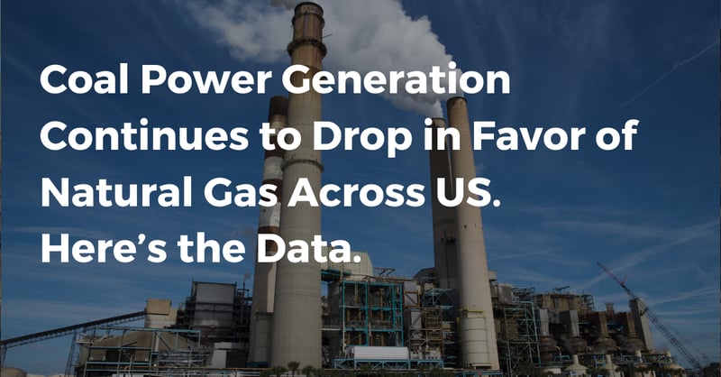 Coal Power Generation Continues to Dip in Favor of Natural Gas Across US
