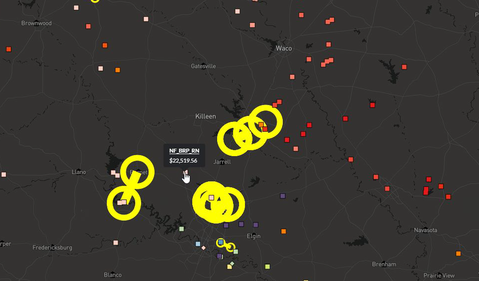 ERCOT real-time prices in Yes Energy
