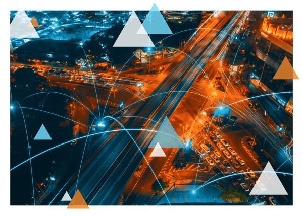 Branded Stock Photo - City Scape Connectivity