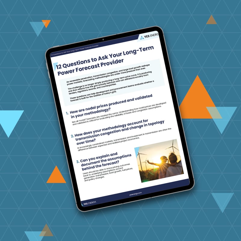 12 Questions to Ask Your Long-Term Power Forecast Provider