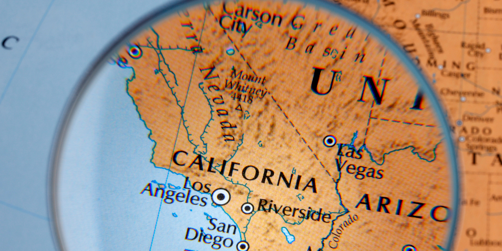 map of California