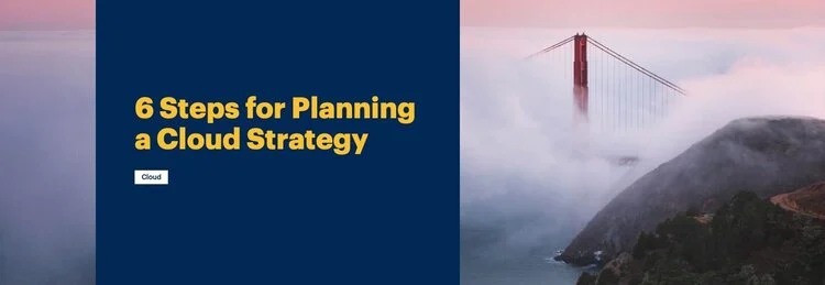 Planning a cloud strategy