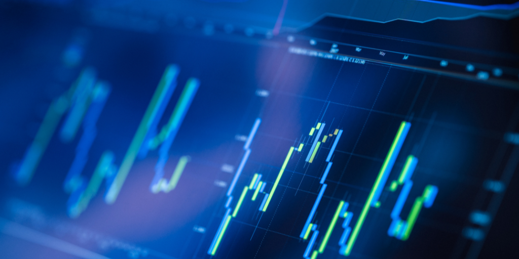 image of data on computer screen